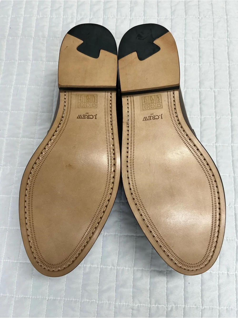 J. Crew Factory Men’s Classic Penny Loafers in Burnished Brown Size 13